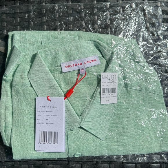Light Parrot green, Orlebar Brown, XXL long sleeved